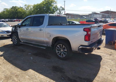 2021 Chevrolet Silverado 1500 2wd  Short Bed Lt, daño Frontal, Iaai lote 45116450, foto 3 de 6
