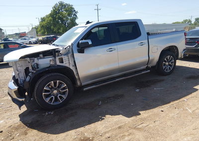 2021 Chevrolet Silverado 1500 2wd  Short Bed Lt, daño Frontal, Iaai lote 45116450, foto 2 de 6