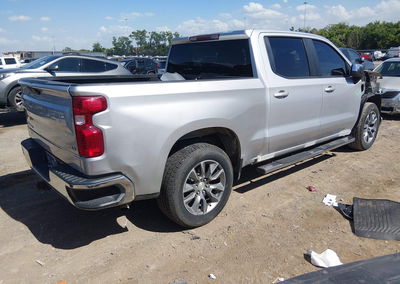 2021 Chevrolet Silverado 1500 2wd  Short Bed Lt, daño Frontal, Iaai lote 45116450, foto 4 de 6