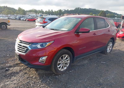 2021 Chevrolet Equinox Awd Lt, daño Trasero, Iaai lote 45896216, foto 2 de 16
