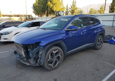 2022 Hyundai Tucson Limited, daño Frontal, Copart lote 62384446