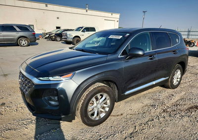 2020 Hyundai Santa Fe Se, daño Trasero, Copart lote 64036686