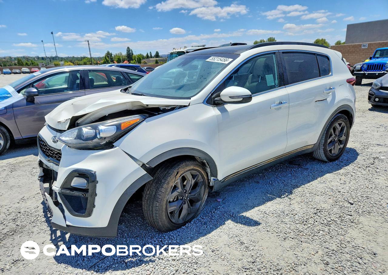 2020 Kia Sportage S, uszkodzenie: Podwozie, Copart lot 55215456