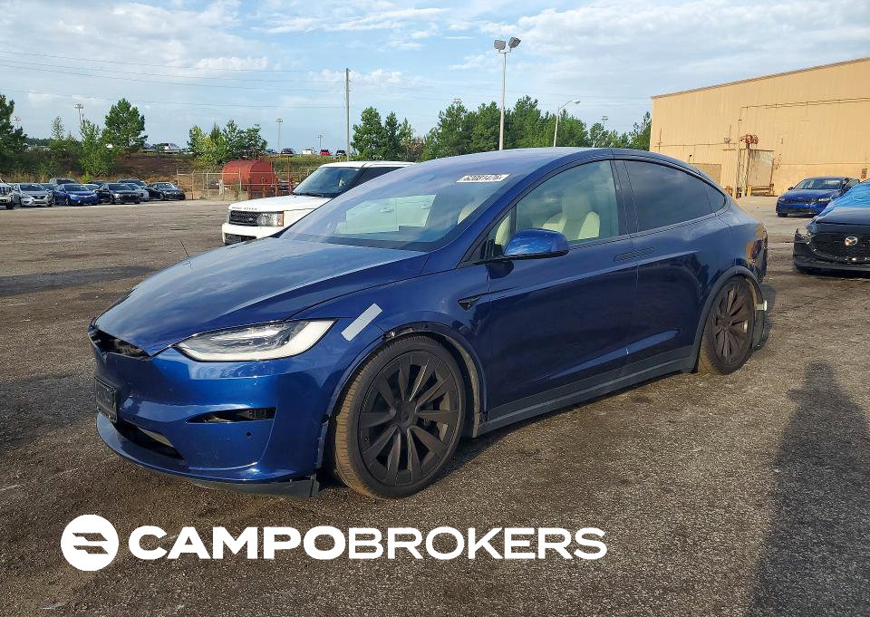 2023 Tesla Model X, uszkodzenie: Przód, Copart lot 62081476