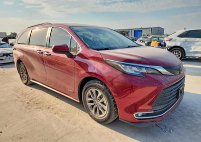 2021 Toyota Sienna Xle, daño Granizo, Copart lote 63233996, foto 4 de 6