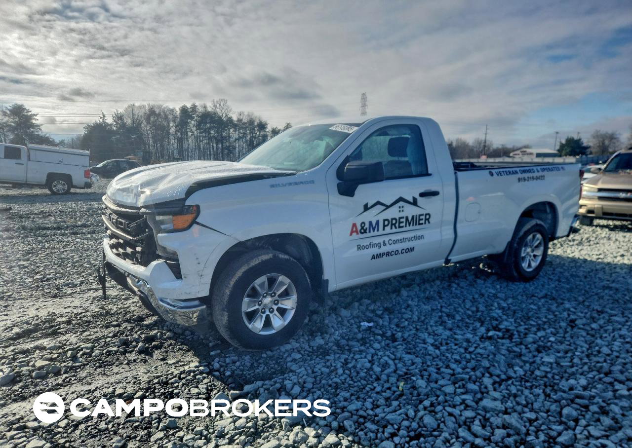 2022 Chevrolet Silverado C1500, пошкодження: Передня частина, Copart лот 96149185