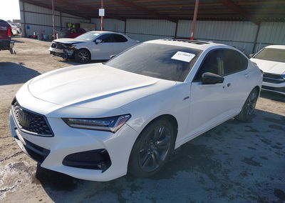 2021 Acura Tlx A-spec Package, Theft damage, Iaai lot 45790047, photo 2 of 15