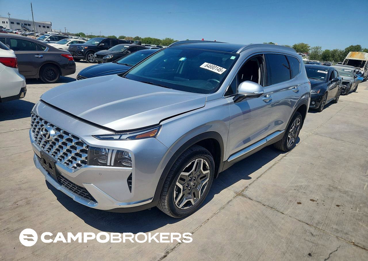 2023 Hyundai Santa Fe Limited, пошкодження: Днище, Copart лот 64680146