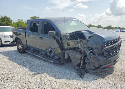 2020 Chevrolet Silverado K1500 Trail Boss Custom, Side damage, Copart lot 62657696, photo 4 of 12