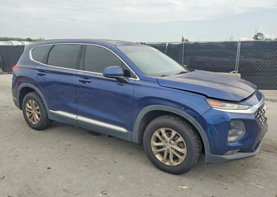 2019 Hyundai Santa Fe Sel 2.4l, Front End damage, Copart lot 62776766, photo 4 of 13
