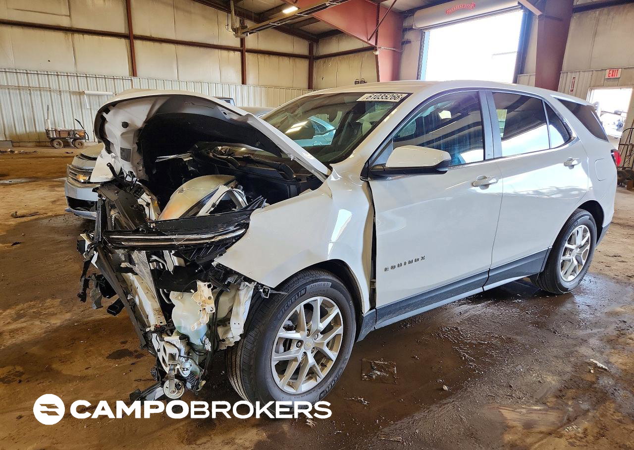 2023 Chevrolet Equinox Lt, daño Frontal, Copart lote 61035266