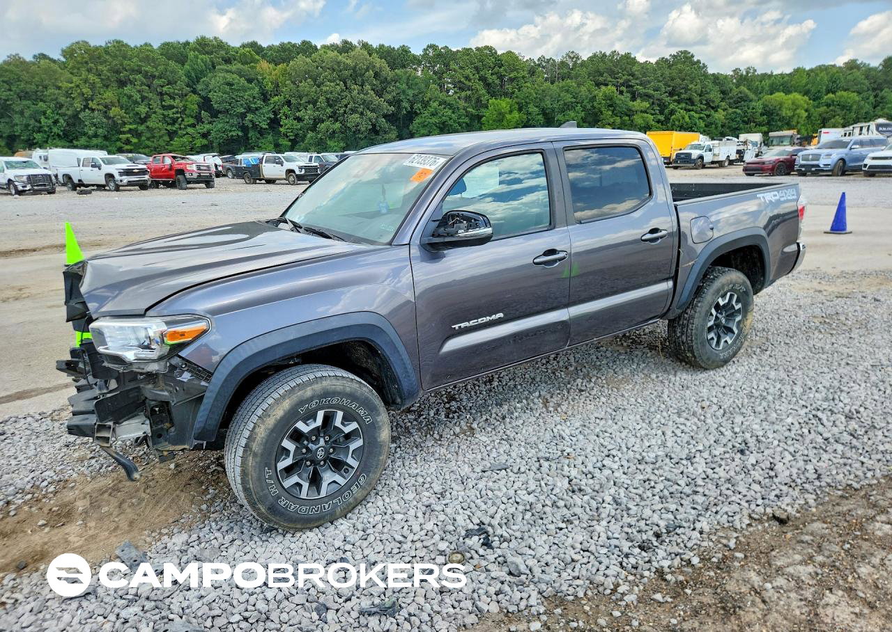 2021 Toyota Tacoma Trd Off-road, All Over damage, Copart lot 62139376