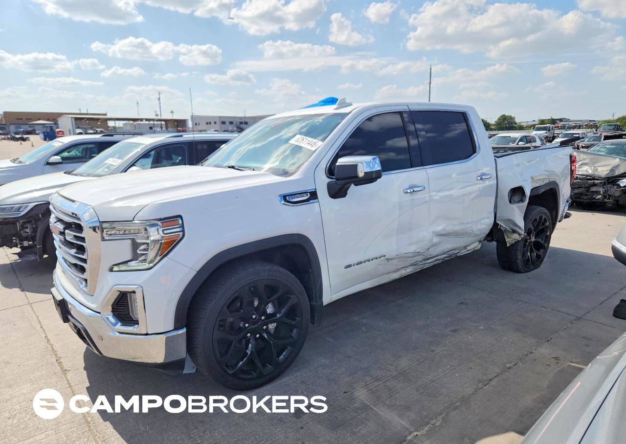 2021 Gmc Sierra C1500 Slt, пошкодження: Бік, Copart лот 62611446