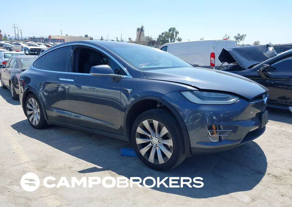 2019 Tesla Model X 100d/75d/long Range, uszkodzenie: Lewy tył, Iaai lot 45799062