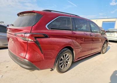 2021 Toyota Sienna Xle, daño Granizo, Copart lote 63233996, foto 3 de 6