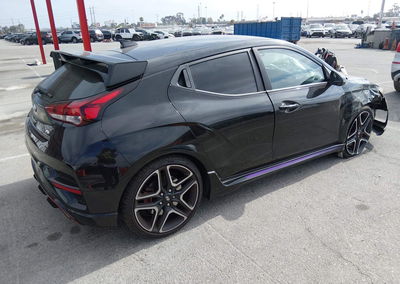 2022 Hyundai Veloster N, daño Frontal, Iaai lote 45621070, foto 4 de 6