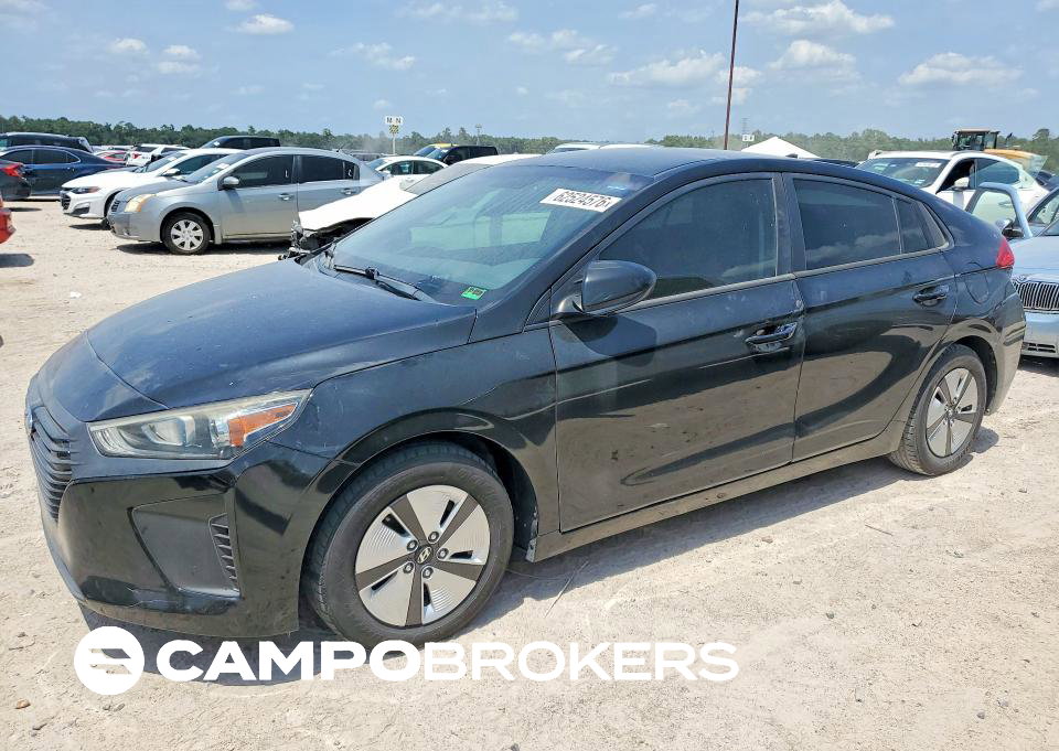 2019 Hyundai Ioniq Blue, Mechanical damage, Copart lot 62524576