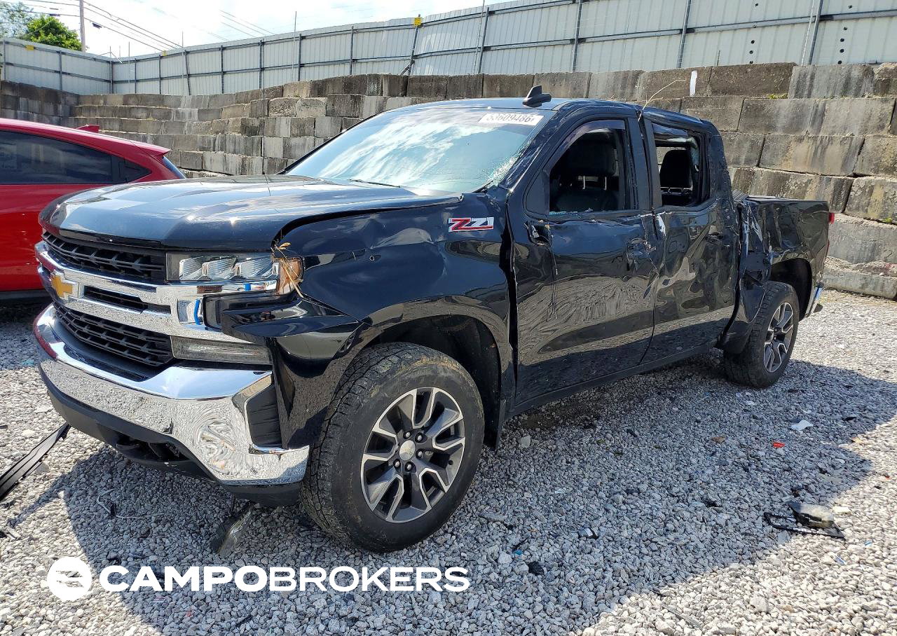 2020 Chevrolet Silverado K1500 Lt, uszkodzenie: Przód, Copart lot 53609486