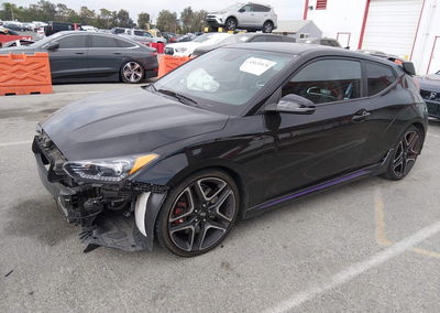 2022 Hyundai Veloster N, daño Frontal, Iaai lote 45621070, foto 2 de 6