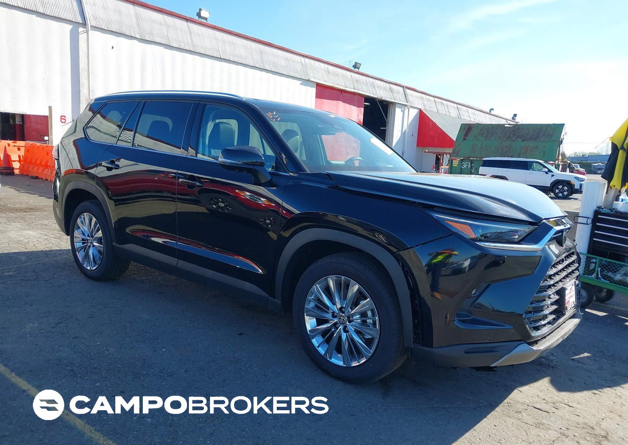 2026 Toyota Grand Highlander Platinum, Left Front damage, Iaai lot 44796987