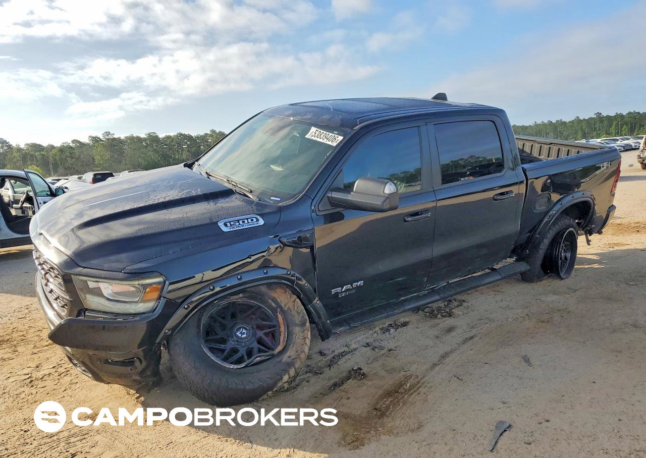 2023 Ram 1500, daño Frontal, Copart lote 53839406