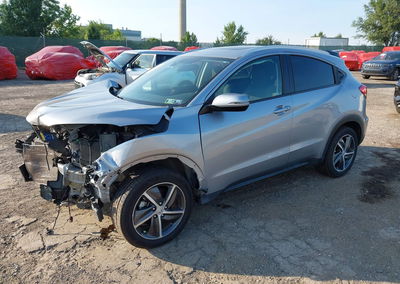 2022 Honda Hr-v Awd Ex, daño Frontal, Iaai lote 45624047, foto 2 de 6