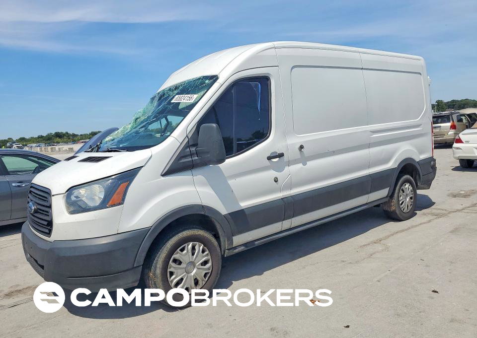 2019 Ford Transit T-250, Top/Roof damage, Copart lot 65824156