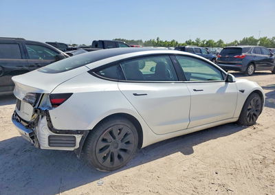 2022 Tesla Model 3, Side damage, Copart lot 62012376, photo 3 of 6