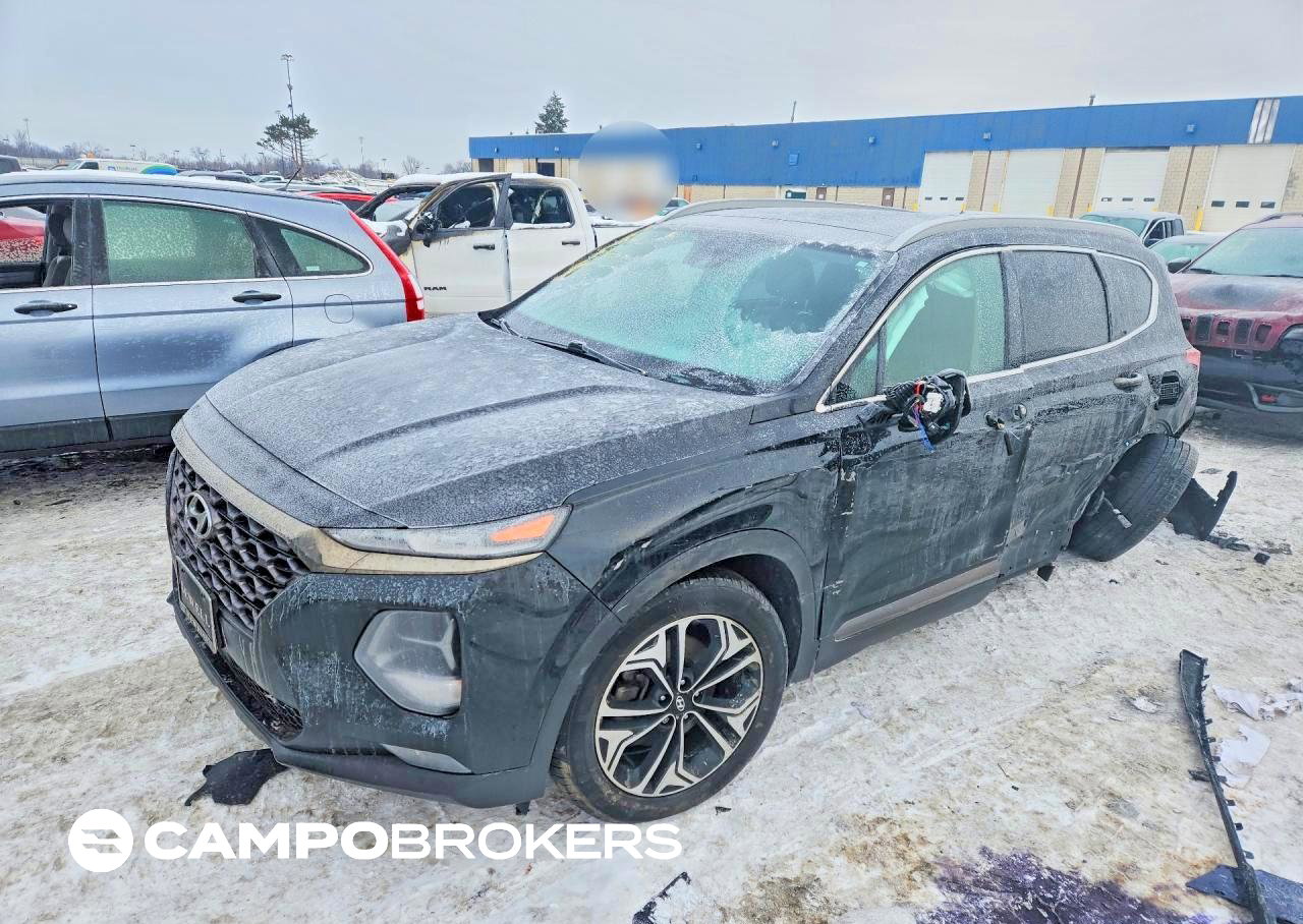 2019 Hyundai Santa Fe Limited, пошкодження: Задня частина, Copart лот 74970215