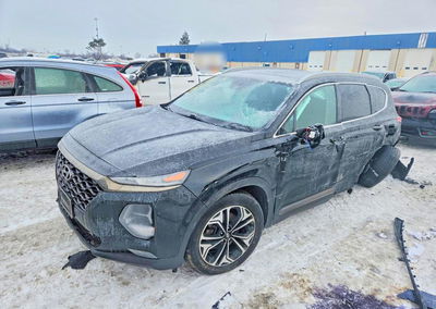 2019 Hyundai Santa Fe Limited, uszkodzenie: Tył, Copart lot 74970215