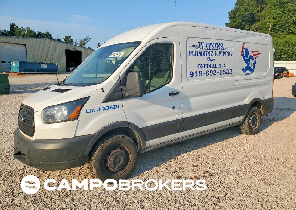 2019 Ford Transit 250 Delivery Van, daño Frontal, Copart lote 64084996