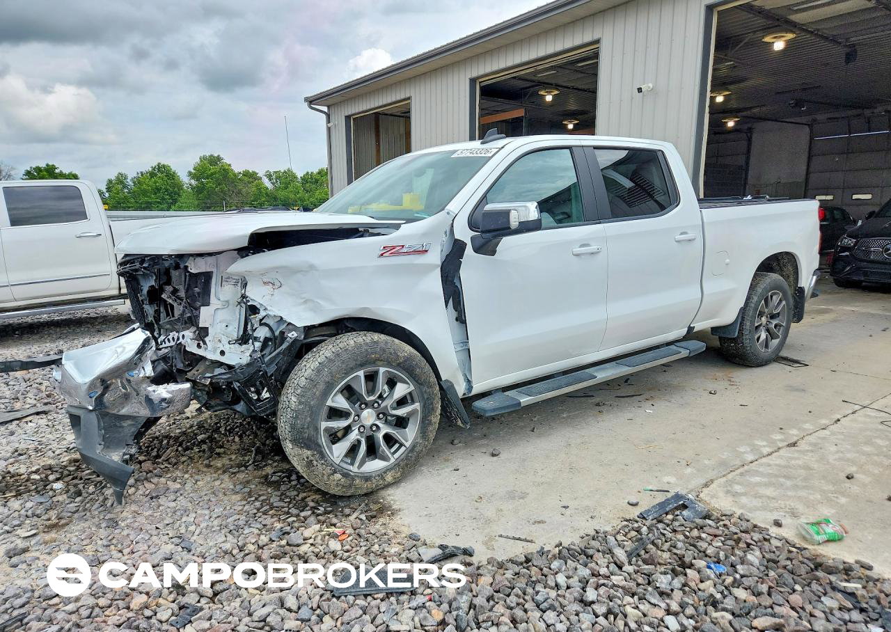 2022 Chevrolet Silverado Ltd K1500 Lt, пошкодження: Передня частина, Copart лот 57743326