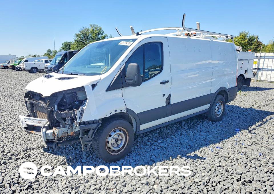 2020 Ford Transit T-250, Front End damage, Copart lot 65725436