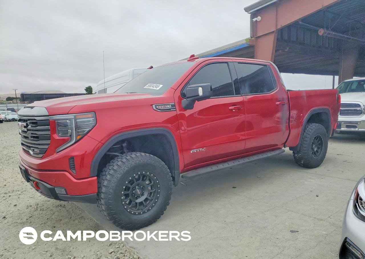 2023 Gmc Sierra K1500 At4, Burn - Interior damage, Copart lot 58834346