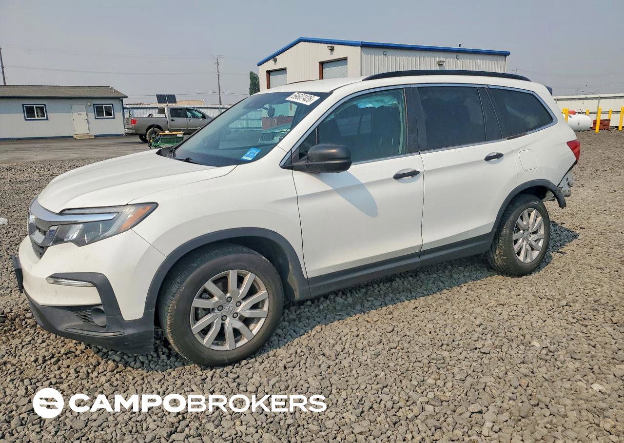 2021 Honda Pilot Lx, uszkodzenie: Tył, Copart lot 59607426