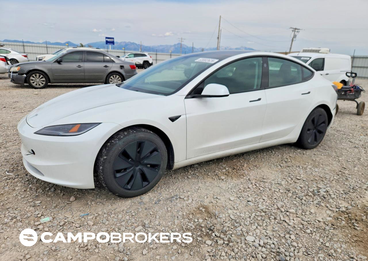 2025 Tesla Model 3, uszkodzenie: Tył, Copart lot 63002626