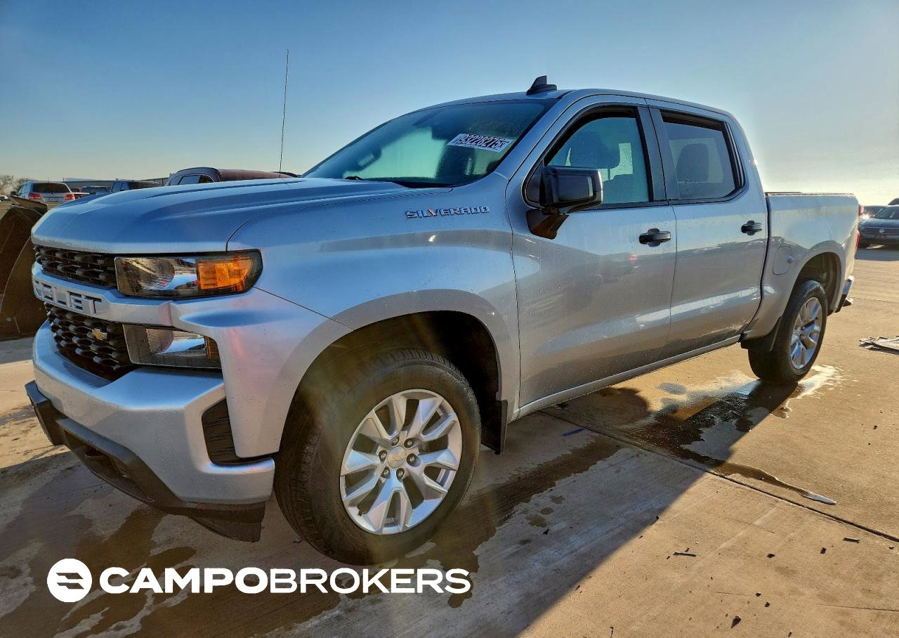 2022 Chevrolet Silverado Ltd C1500 Custom, uszkodzenie: Drobne wgniecenia/zarysowania, Copart lot 93228275