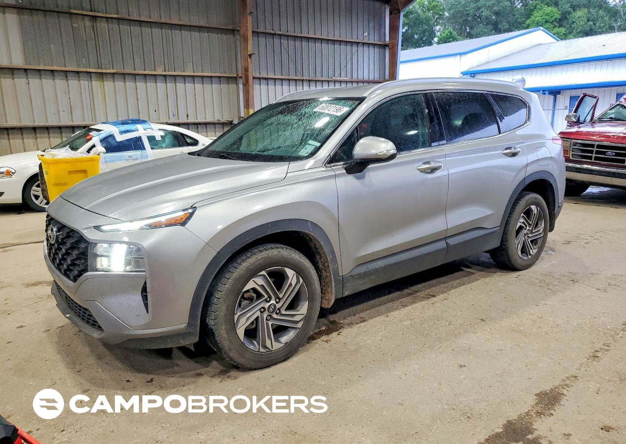 2023 Hyundai Santa Fe Sel, daño Inundación, Copart lote 60812196
