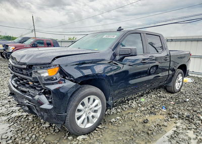 2024 Chevrolet Silverado K1500 Custom, Front End damage, Copart lot 54597236