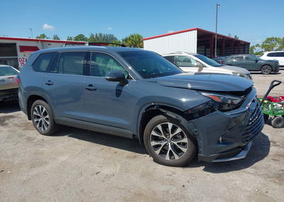 2025 Toyota Grand Highlander Hybrid Limited Max, Front End damage, Iaai lot 45884240