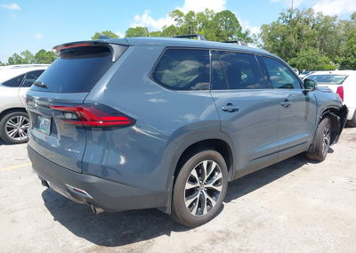 2025 Toyota Grand Highlander Hybrid Limited Max, Front End damage, Iaai lot 45884240, photo 4 of 6