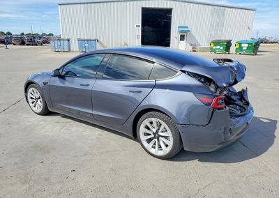 2022 Tesla Model 3, daño Trasero, Copart lote 66623106, foto 2 de 6