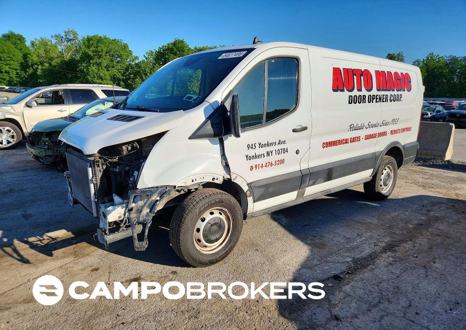 2020 Ford Transit 250 Delivery Van, Front End damage, Copart lot 54617496