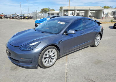 2022 Tesla Model 3, daño Trasero, Copart lote 66623106