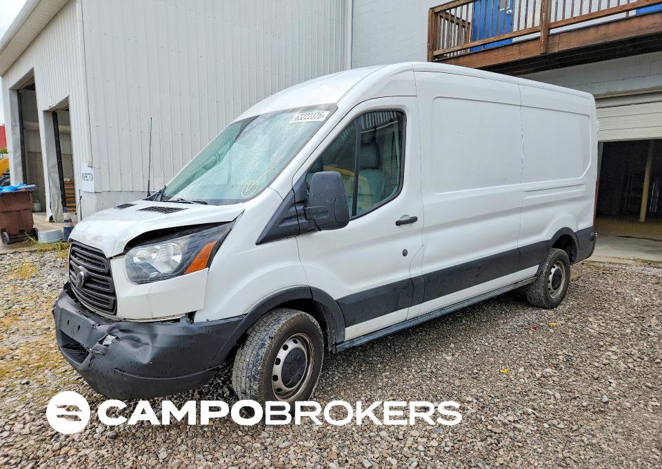 2019 Ford Transit 250 Delivery Van, Front End damage, Copart lot 63222376