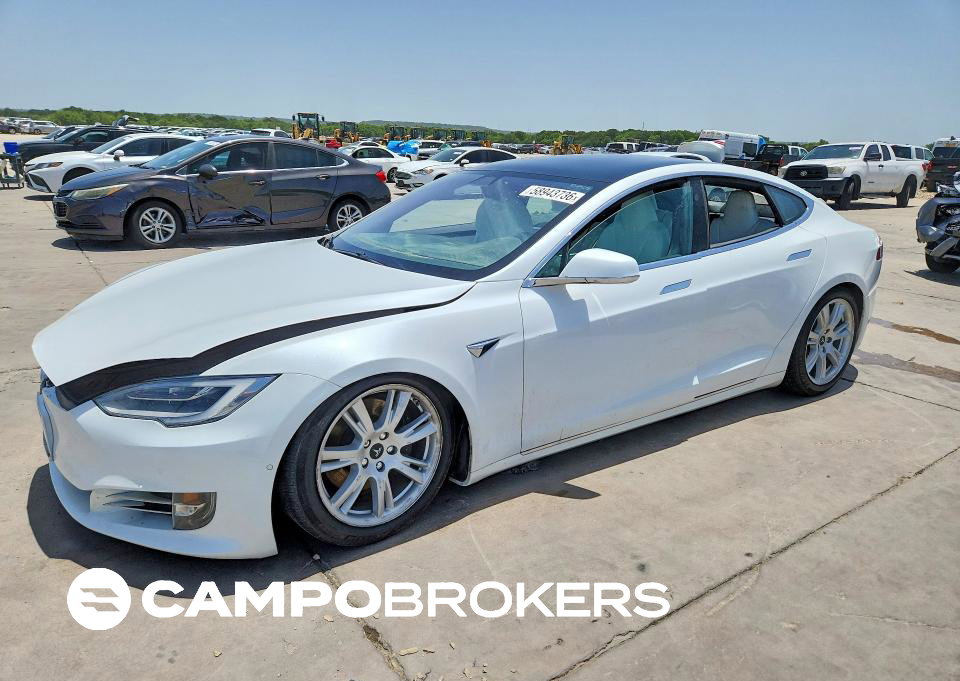 2020 Tesla Model S, daño Inundación, Copart lote 58943736