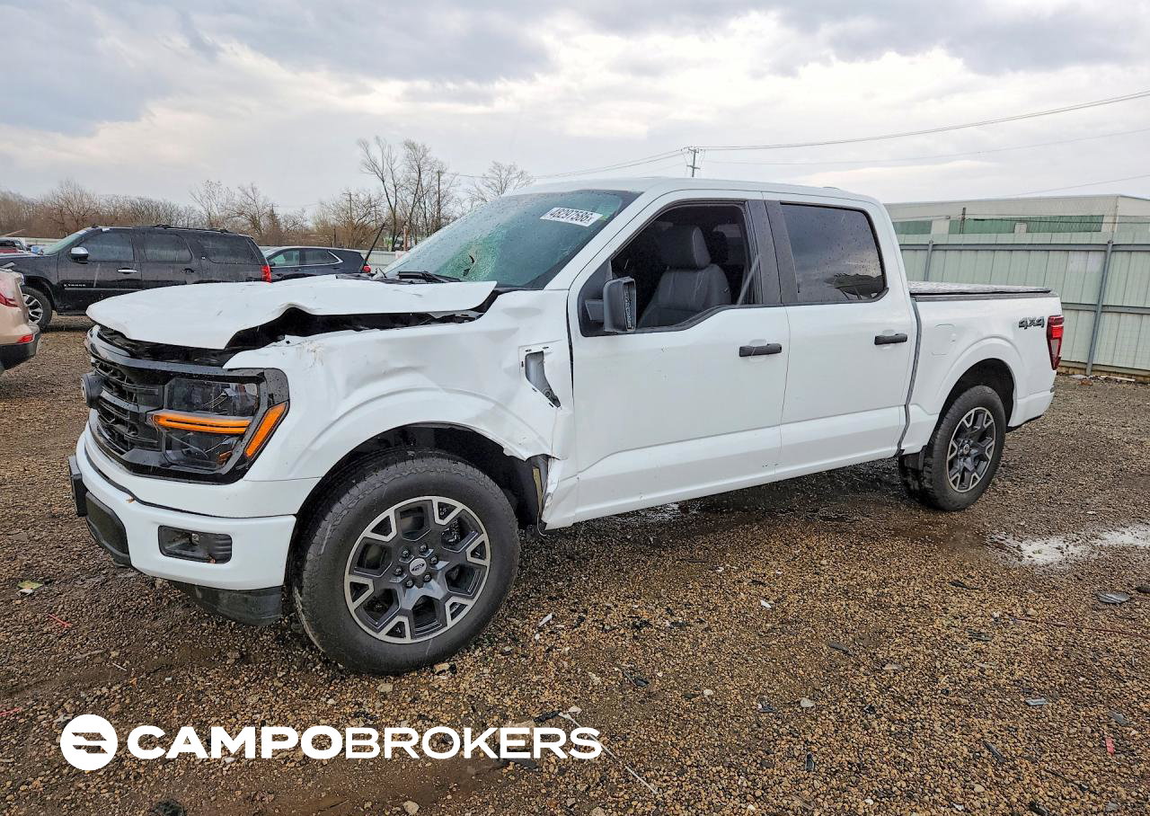 2024 Ford F150 Stx, daño Granizo, Copart lote 48297586