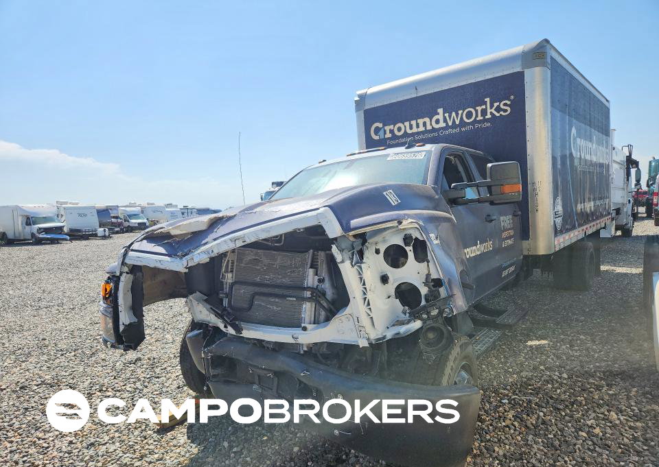 2020 Gm Gm515 Box Truck, daño Frontal, Copart lote 60659576