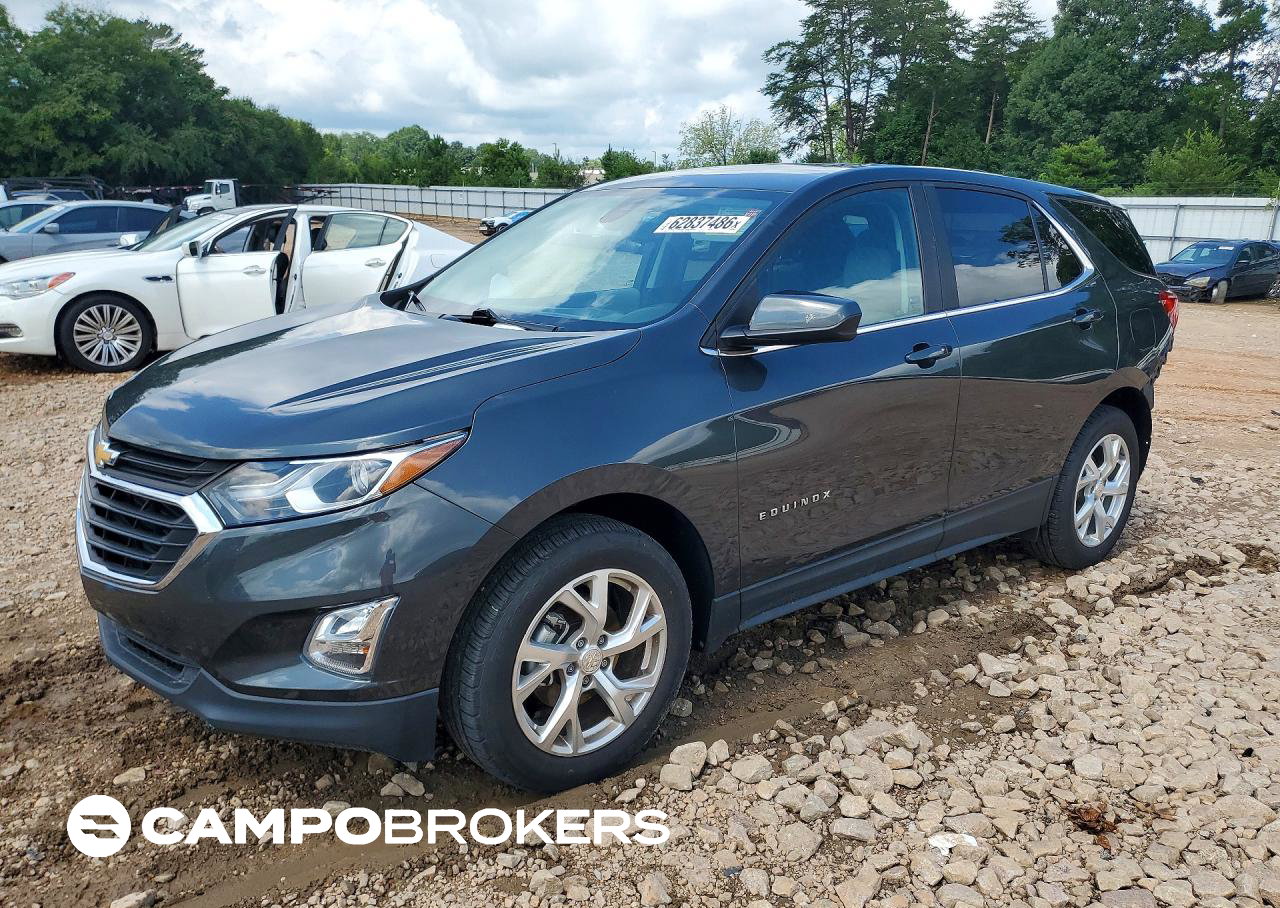 2021 Chevrolet Equinox Lt, Rear End damage, Copart lot 62837486