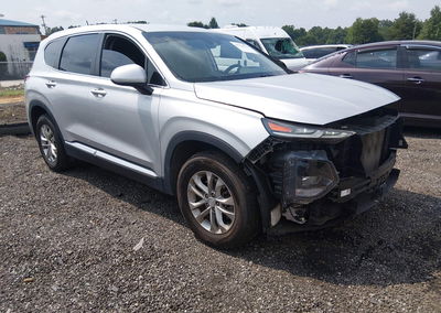 2019 Hyundai Santa Fe Se, Front End damage, Iaai lot 45728329